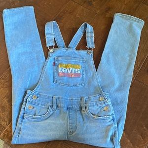 Girls Levi’s Girlfriend Overalls 10 Regular EUC